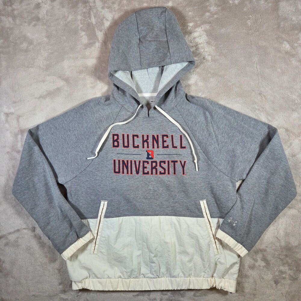 Under Armour Bucknell University Hoodie Women's M Loose Fit School Pride Preppy